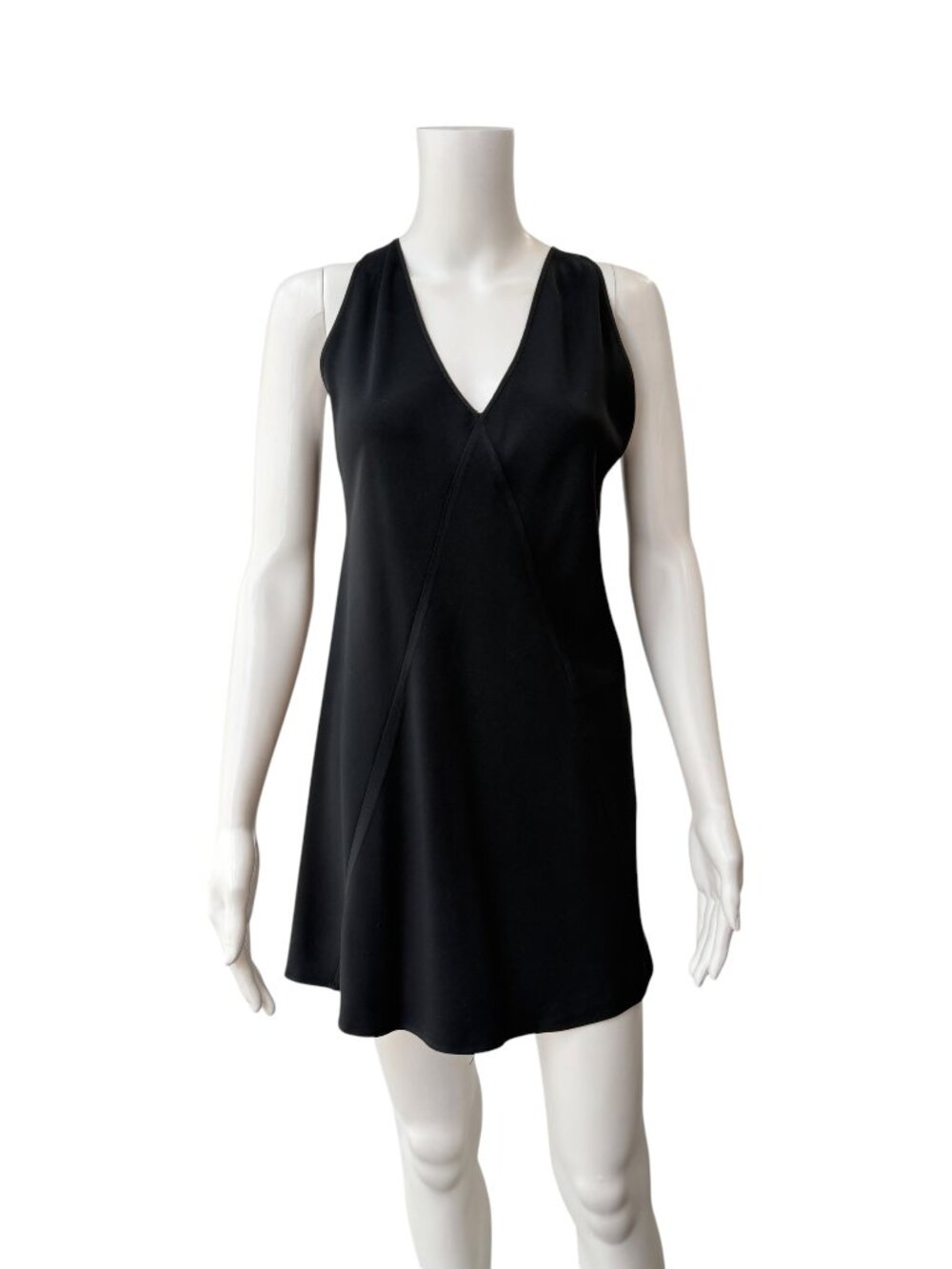 Rick Owens Black Tank Blouse Keyhole Back Top size 6